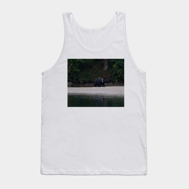 Black Bear Vancouver Island Tank Top by StevenElliot